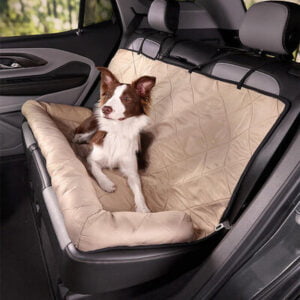 Funny Fuzzy Dog Bed Car Seat