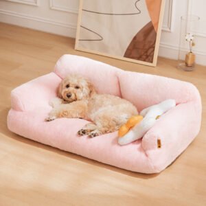 Funny Fuzzy Vintage Diamond Dog & Cat Sofa Bed