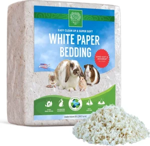 Shredded paper for puppies - Small Pet Select White Paper Bedding